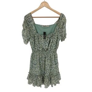 Liberty Love Milkmaid Dress Womens L Cottagecore Boho Peasant Hippie Coquette